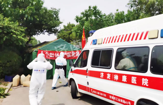 我院协助高新分局孙村派出所救助一名精神病人